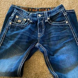 Men’s Buckle Blue Jeans